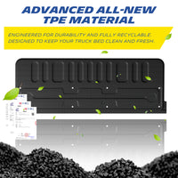 Michelin Truck Tailgate Protector for 2007-2021 Toyota Tundra, All-Weather Tailgate Mat, Custom Fit, TPE, Pad