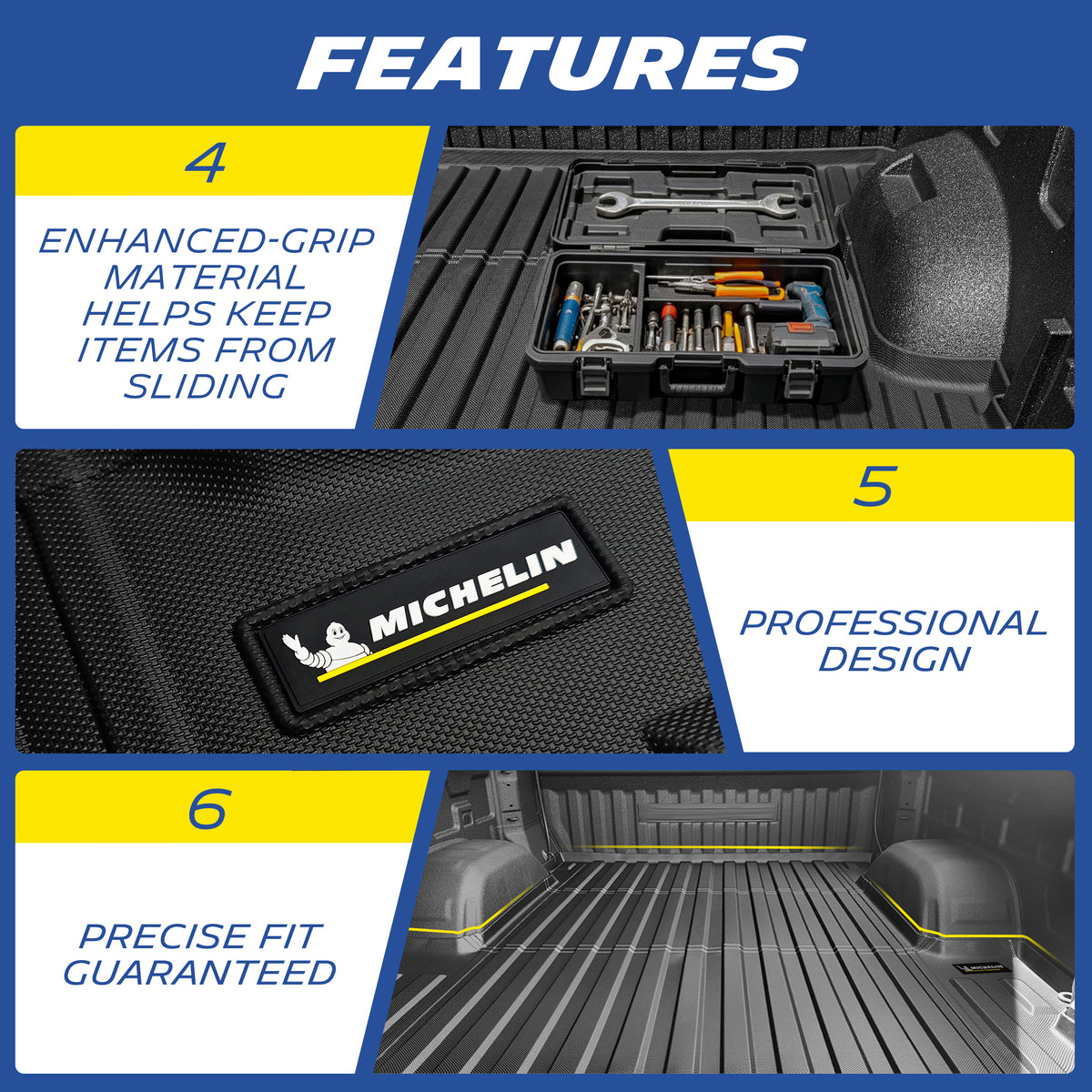 Dodge 1500 & 1500 Classic 2009–2018 / 2019–2024 Truck Bed Mat – Michelin