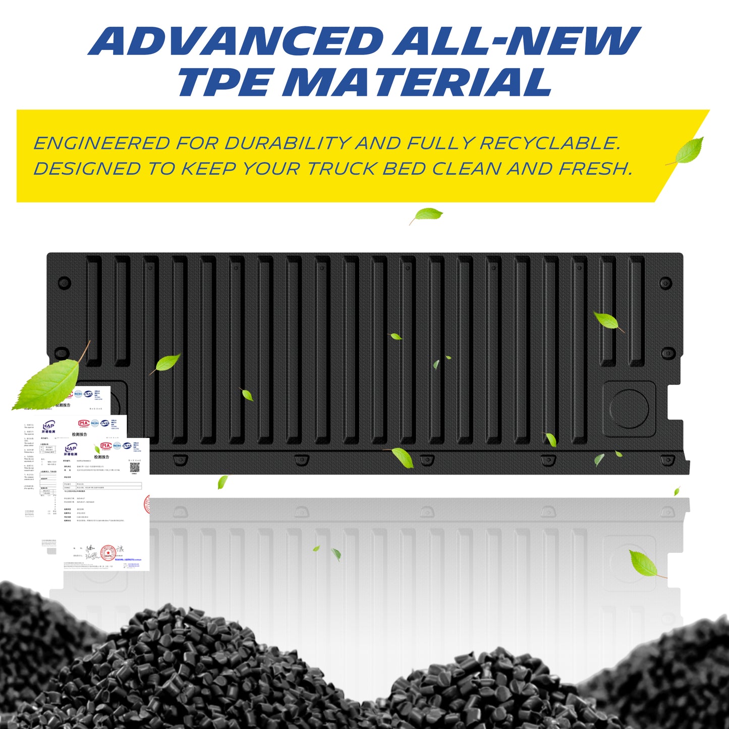 Michelin Truck Tailgate Protector for 2022-2026 Toyota Tundra (Not Fit Drop-in Liners), All-Weather Tailgate Mat, Custom Fit, Durable TPE, Non-Slip