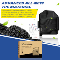 Premium new TPE material display for Michelin all-weather car floor mats, eco-friendly & odorless