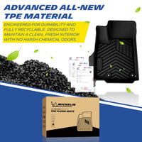 Michelin TPE all-weather floor mats, odor-free and recyclable