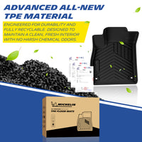 Michelin TPE all-weather floor mats, odor-free and recyclable