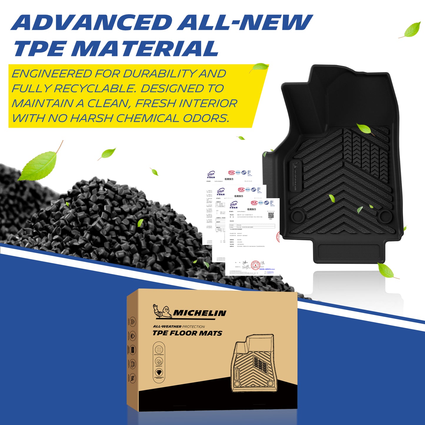 Michelin Floor Mats for Tesla New Model Y 2025/2026 Juniper