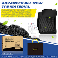 Michelin TPE all-weather floor mats, odor-free and recyclable