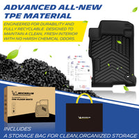 Michelin TPE all-weather floor mats, odor-free and recyclable