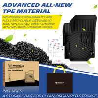 Michelin TPE all-weather floor mats, odor-free and recyclable
