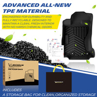 Eco-friendly recyclable odorless TPE raw material display, includes Michelin packaging and storage bag