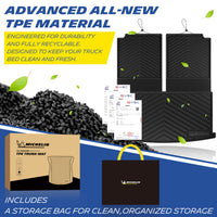 Durable recyclable TPE, odor-free, comes with branded storage bag