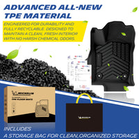 Michelin TPE all-weather floor mats, odor-free and recyclable
