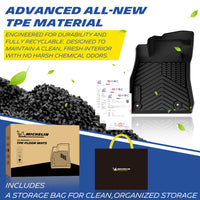 Premium odorless recyclable TPE material, Michelin official packaging including storage bag