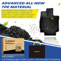 Michelin TPE all-weather floor mats, odor-free and recyclable