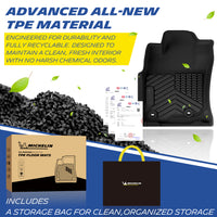 Premium new TPE raw material introduction for Michelin floor mats, odor-free, recyclable, matched storage bag and gift box