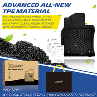 Premium odorless recyclable TPE material display for Michelin floor mats, comes with branded storage bag & gift box