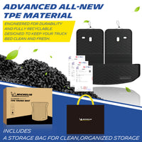 Michelin TPE floor mats, recyclable odor‑free material with storage bag