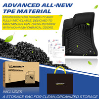 Michelin TPE all-weather floor mats, odor-free and recyclable