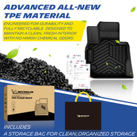 Premium odorless recyclable TPE material, Michelin branded packaging and storage bag