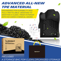 Michelin TPE all-weather floor mats, odor-free and recyclable