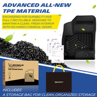 Premium Recyclable TPE, Odor-Free, Durable Floor Mats with Storage Bag