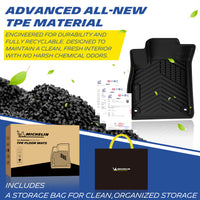Michelin TPE all-weather floor mats, odor-free and recyclable