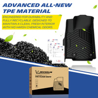 Michelin TPE all-weather floor mats, odor-free and recyclable