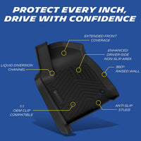 Michelin 1st Row Floor Mats for Silverado & Sierra (2019-2026)