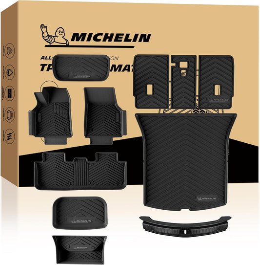 Michelin Custom Fit Floor & Cargo Mat Set for Tesla Model Y Juniper (2025-2026) 11 PCS