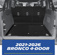 Michelin Premier Floor & Trunk Mats Set for Ford Bronco 4-Door (2021-2026) 6 Piece