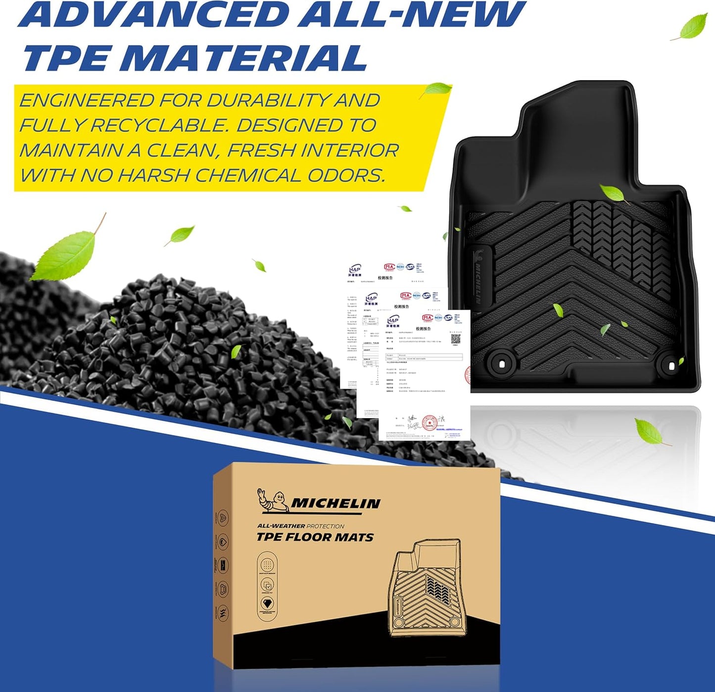 Michelin Premier Floor Mats & Trunk Mats Set for Hyundai Tucson (2022+)