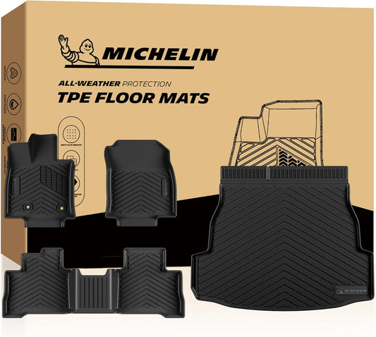 Michelin Premier Floor Mats & Trunk Mats for Toyota RAV4 Hybrid (2026-2027) - 4 Piece
