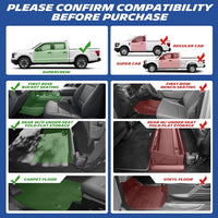 Michelin Premier Front & Rear Floor Mats for Ford F-150 & Lightning (2015-2026) 3PCS