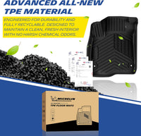 Michelin Premier Floor Mats for Honda CR-V Gas, Hybrid & e:FCEV (2023-2026) - 7 Piece