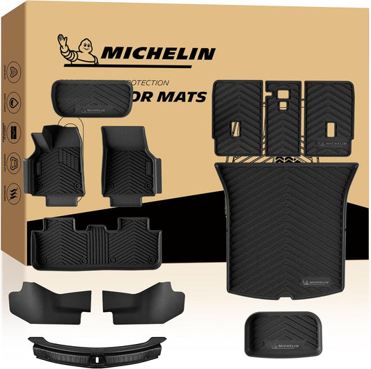 Michelin Floor & Trunk Mat Set for Tesla Model Y Juniper 5 Seater (2025-2026) 12PCS