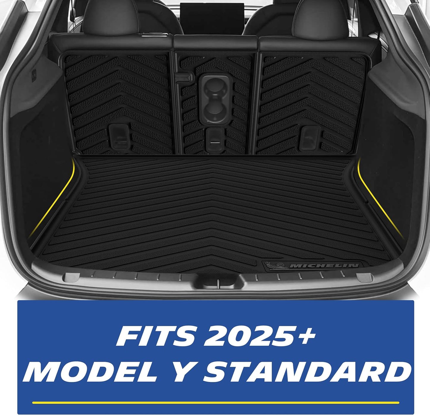 Michelin Premier Floor Mats & Trunk Mats for Tesla Model Y Standard 5-Seater 2025-2027 - 10 Piece