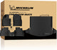 Complete set of Michelin TPE floor mats packaged for full-coverage, all-weather interior protection.