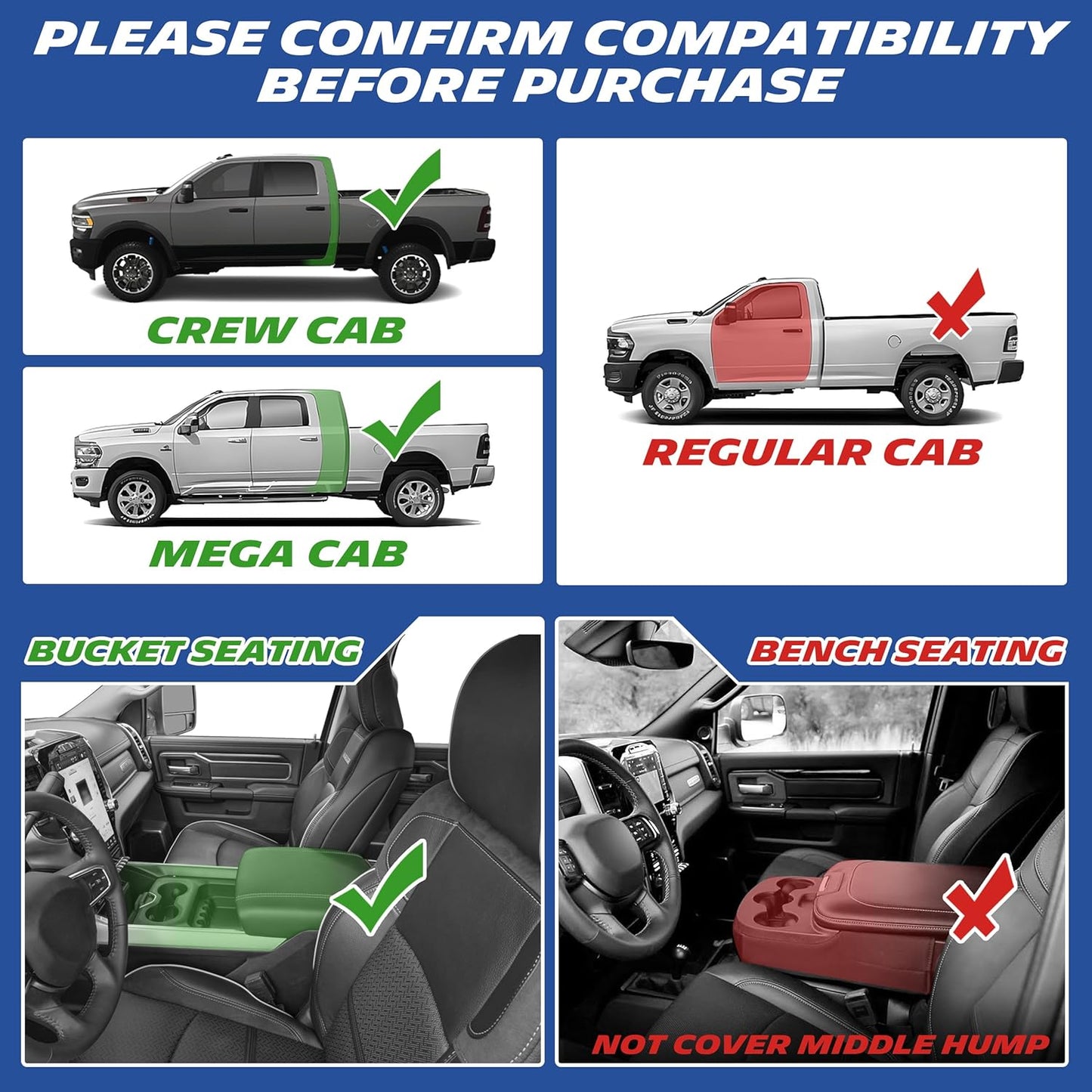 Michelin Premier Floor Mats for Ram 2500/3500 Crew & Mega Cab (2019-2026)
