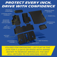 Michelin Premier Floor Mats & Trunk Mats for Tesla Model Y Standard 5-Seater 2025-2027, 9 Piece