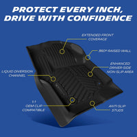 Michelin Premier Front & RearFloor Mats for Ford Super Duty Crew Cab (2017-2026)
