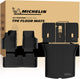 Complete Michelin TPE floor mats set offering all-weather protection with precise fit and durable design.