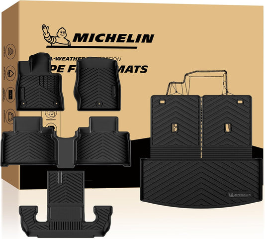Michelin Floor Mats & Cargo Liner for Ford Explorer 6-Seat (2022-2026) - 7 Piece