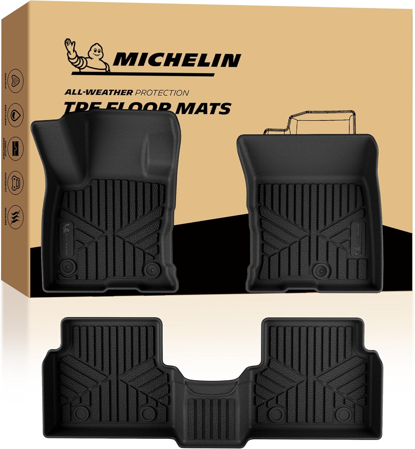 Michelin Premier Series Floor Mats for Ford Bronco Sport (2021-2026)