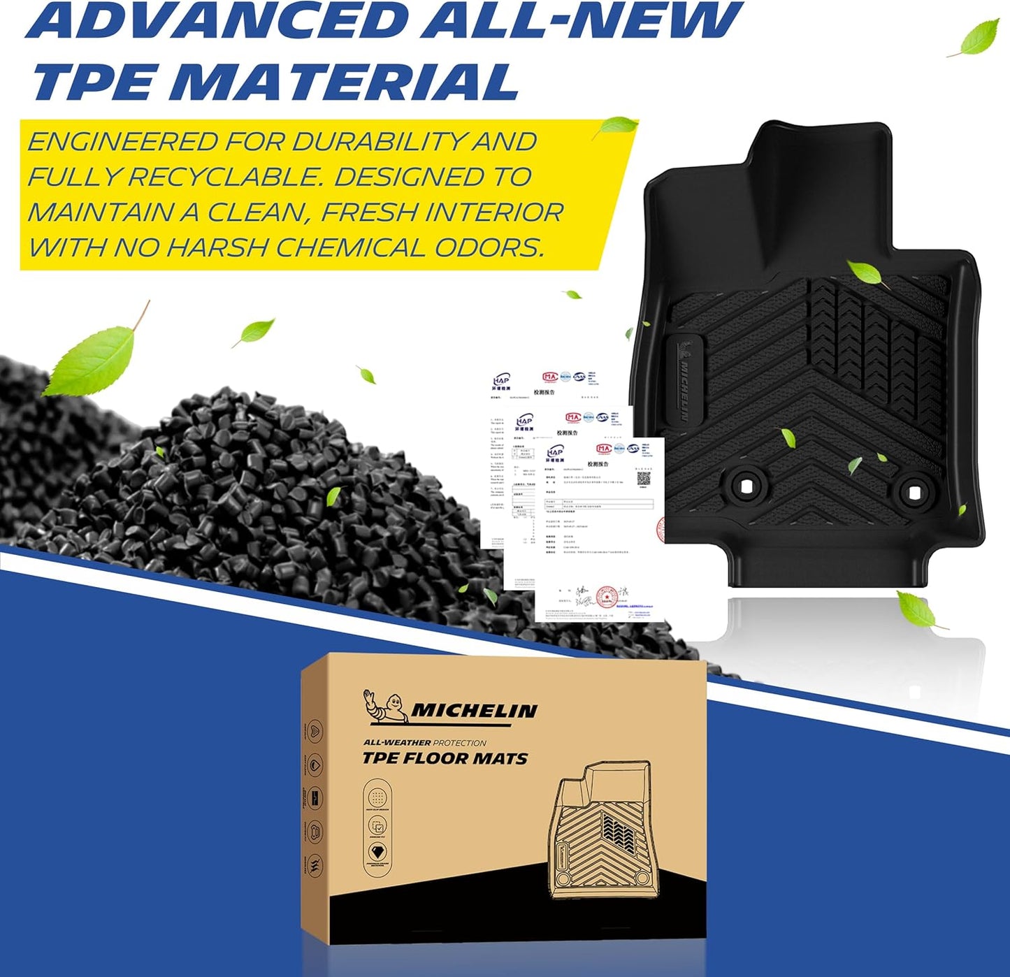 Michelin Custom Fit Floor Mats for 2026 Toyota RAV4 Hybrid
