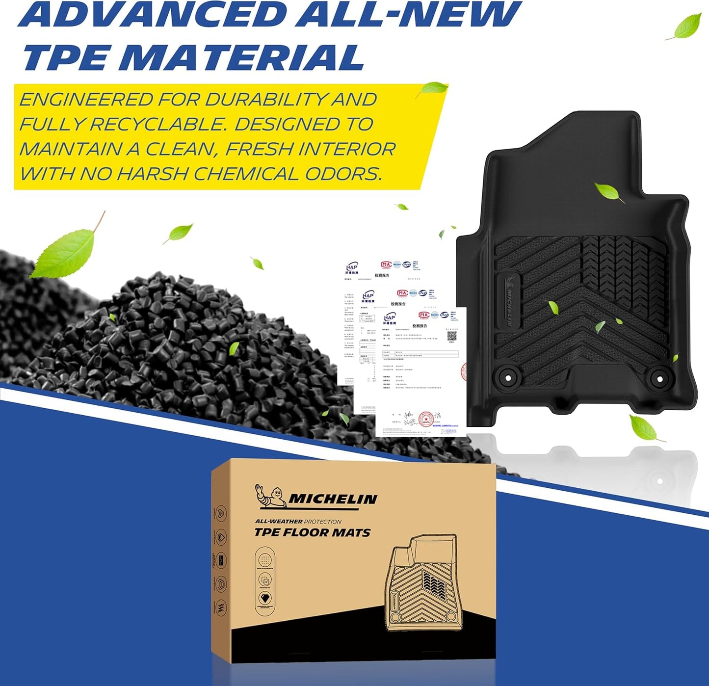 Michelin Floor Mats for Ram 2500/3500 Crew Cab (2019-2026)