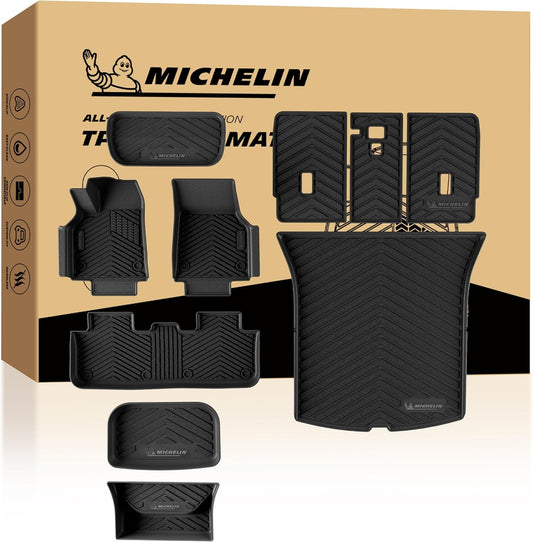 Michelin Floor & Trunk Mat Set for Tesla Model Y Juniper (2025-2026) 10PCS