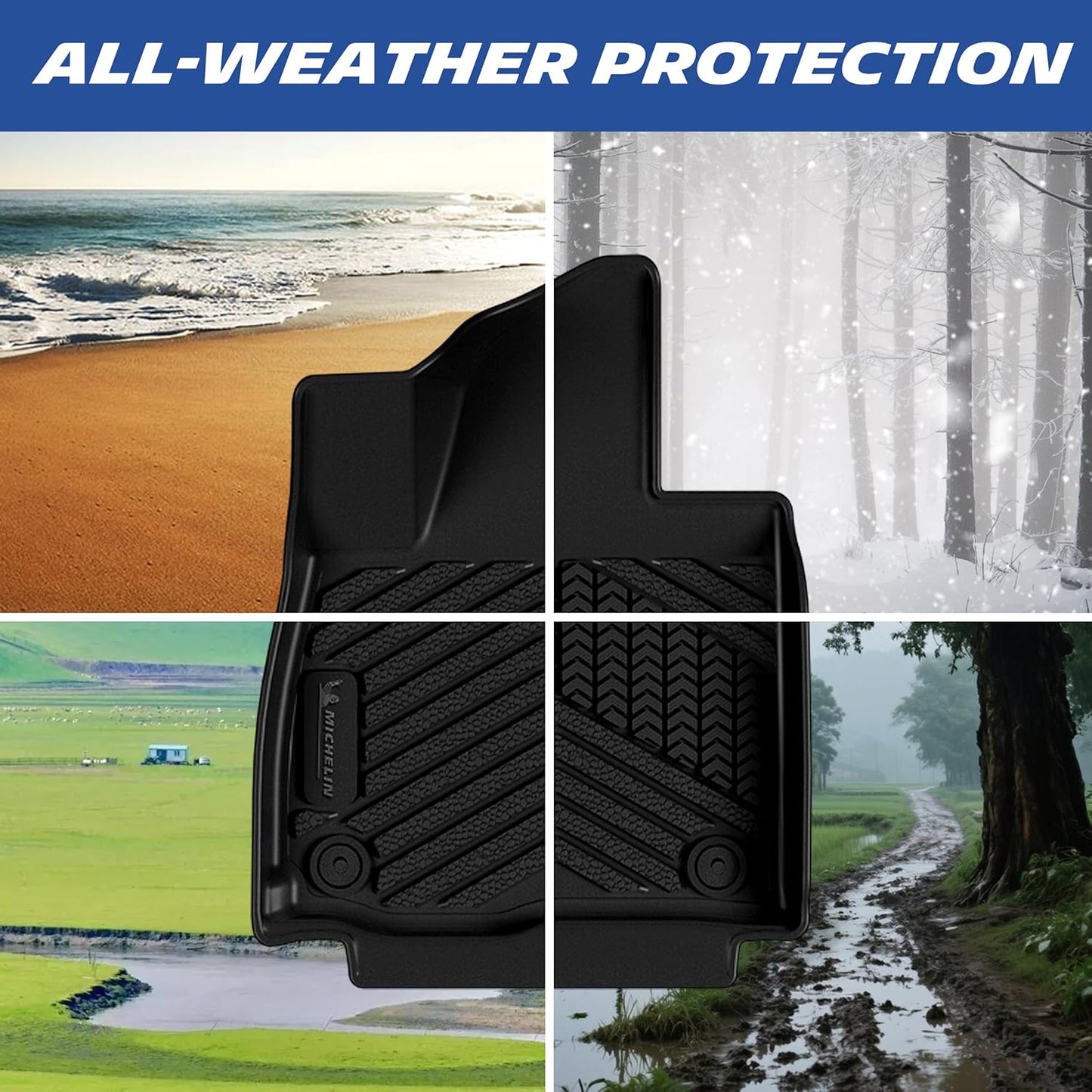 Michelin Premier Floor Mats & Cargo Liner Set for Kia Telluride Gas Models (2027)