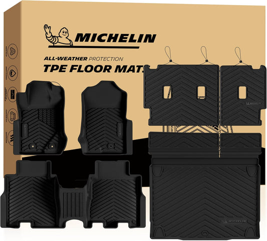 Michelin Premier Floor & Trunk Mats Set for Ford Bronco 4-Door (2021-2026) 6 Piece