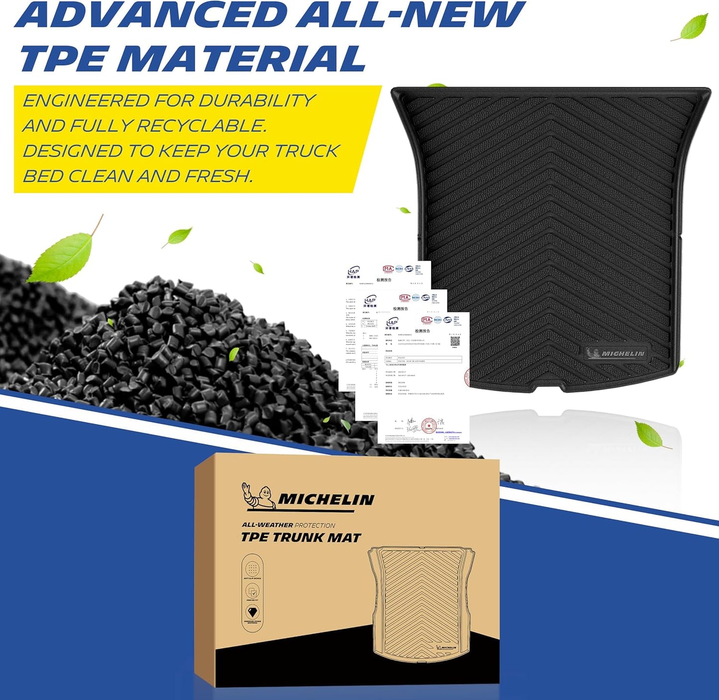 Michelin Cargo & Frunk Mats for Tesla Model Y 5-Seater (2025-2027)