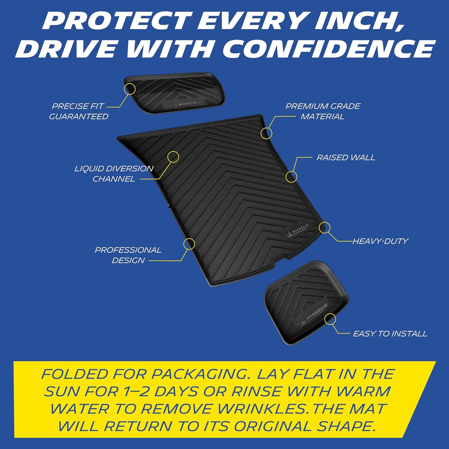 Michelin Frunk & Trunk Mats for Tesla Model Y (2025-2027)