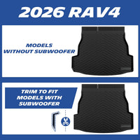 Michelin Premier Floor Mats & Trunk Mats for Toyota RAV4 Hybrid (2026-2027) - 4 Piece