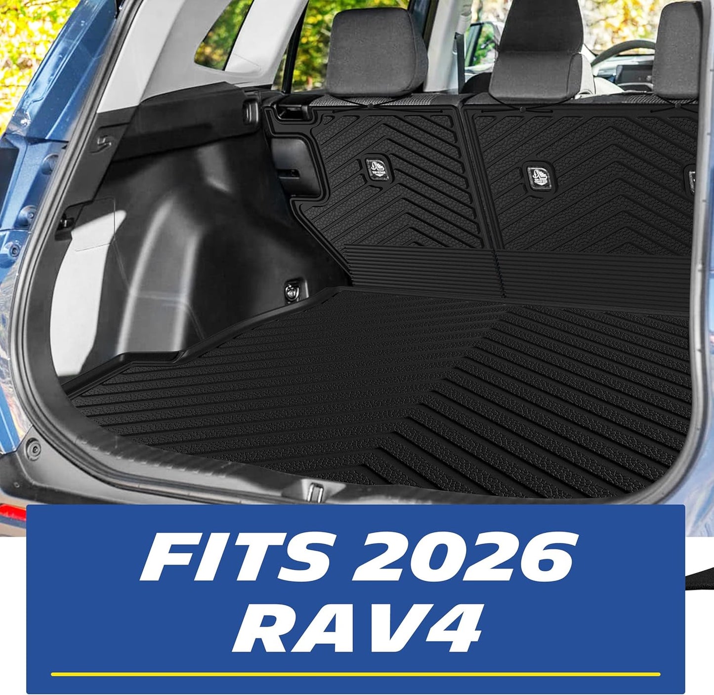 Michelin Floor & Trunk Mat Set for 2026 Toyota RAV4 Hybrid 8PCS