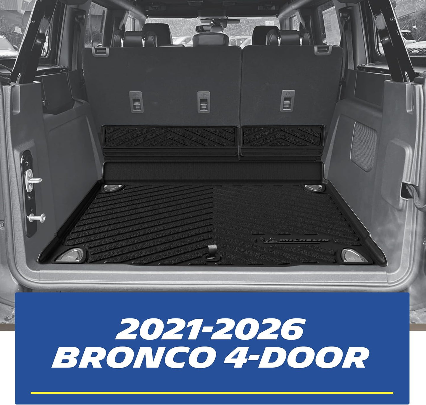 Michelin Bronco trunk mat installed in 2021-2026 Ford Bronco 4-Door